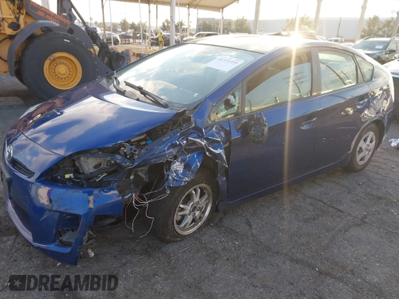 2010 Toyota Prius II with VIN JTDKN3DU3A0153692, listed as a IAAI auction lot 41371359 with 129,195 mi miles. Bid and sale history available at carsss.com. Image 6.