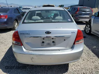2009 Kia Spectra EX with VIN KNAFE222595663938, listed as a Copart auction lot 69422764 with 251,066 mi miles and Salvage Title. Bid and sale history available at carsss.com. Image 6.