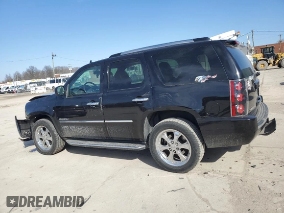 2014 GMC Yukon Denali with VIN 1GKS2EEF6ER141322, listed as a Copart auction lot 47565585 with 155,321 mi miles and Salvage Title. Bid and sale history available at carsss.com. Image 2.