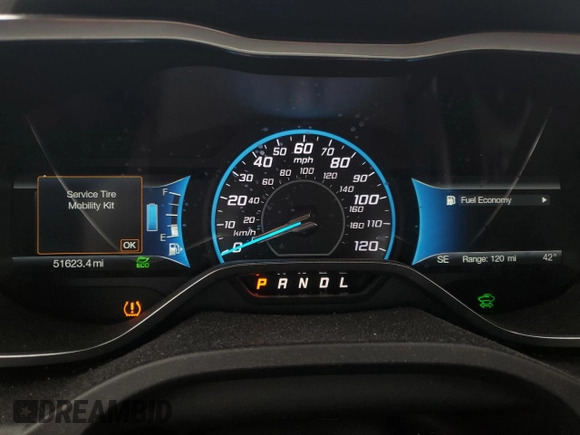 2018 Ford C-Max SE z VIN 1FADP5AU0JL105459, wystawiony jako Copart lot #48060644 z przebiegiem 51 623 mil mil oraz Szkoda całkowita • Salvage title. Historia ofert i sprzedaży dostępna na DreamBid. Obrazek 9.