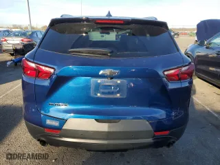 2022 Chevrolet Blazer LT with VIN 3GNKBDRS0NS169344, listed as a Copart auction lot 80693564 with 34,943 mi miles and Salvage Title. Bid and sale history available at carsss.com. Image 6.