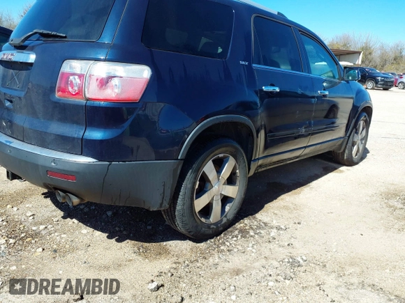 2012 GMC Acadia SLT1 with VIN 1GKKRRED0CJ145296, listed as a IAAI auction lot 41467317 with 185,743 mi miles. Bid and sale history available at carsss.com. Image 4.
