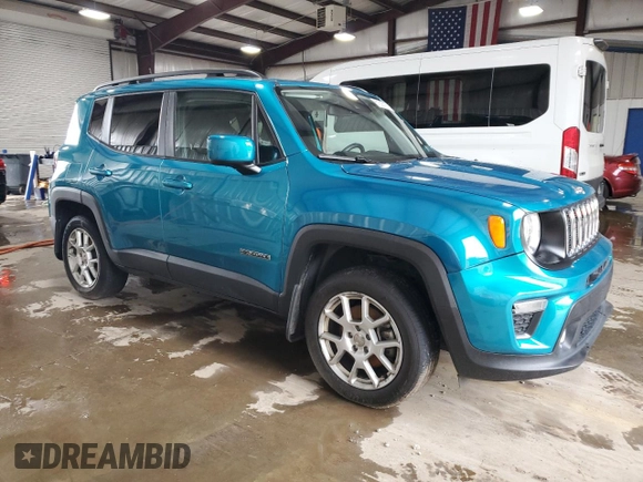 2021 Jeep Renegade Latitude z VIN ZACNJDBB7MPM24975, wystawiony jako Copart lot #61205165 z przebiegiem 63 328 mil mil oraz Szkoda całkowita • Salvage title. Historia ofert i sprzedaży dostępna na DreamBid. Obrazek 4.