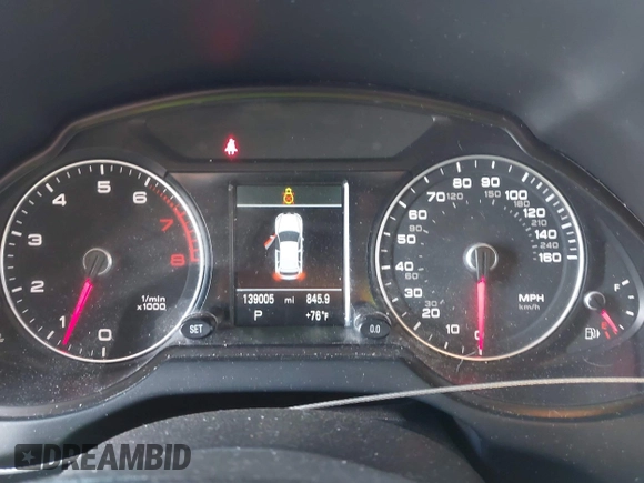 2013 Audi Q5 Prestige с VIN WA1WGAFP0DA099512, выставлен на аукционе IAAI как лот 42394625 с пробегом 139 005 миль миль и . История ставок и продаж доступна на DreamBid. Изображение 7.