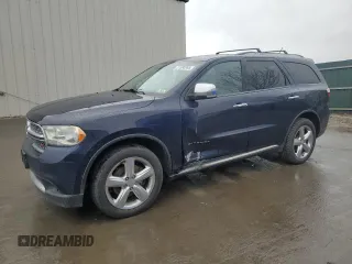 2012 Dodge Durango Citadel with VIN 1C4SDJET3CC282918, listed as a Copart auction lot 51588995 with 207,999 mi miles and Salvage Title. Bid and sale history available at carsss.com. Image 1.