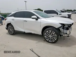 2025 Lexus RX 350 with VIN 2T2BAMBA2SC054715, listed as a Copart auction lot 57176265 with 18,241 mi miles and Salvage title. Bid and sale history available at DreamBid. Image 4.