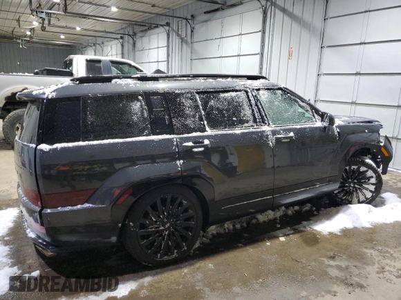 2025 Hyundai Santa Fe Calligraphy z VIN 5NMP5DGL3SH087242, wystawiony jako Copart lot #89018715 z przebiegiem 2 437 mil mil oraz Szkoda całkowita • Salvage title. Historia ofert i sprzedaży dostępna na DreamBid. Obrazek 3.
