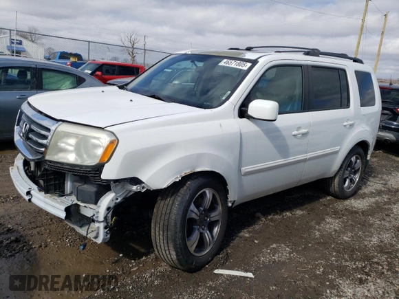 2015 Honda Pilot SE with VIN 5FNYF4H37FB068331, listed as a Copart auction lot 46571805 with 59,706 mi miles and Clean Title. Bid and sale history available at carsss.com. Image 1.