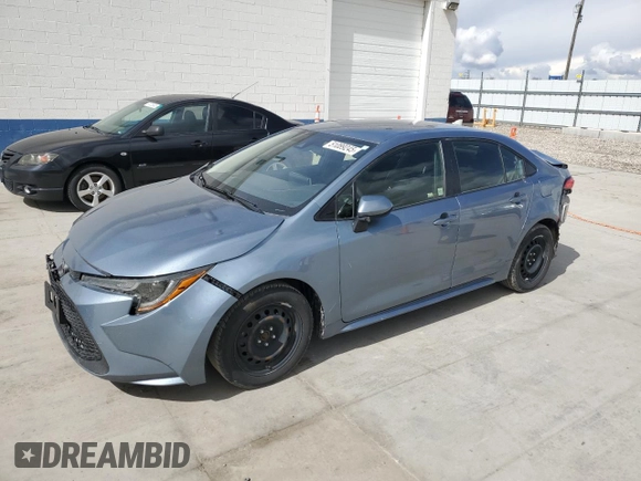 2020 Toyota Corolla LE with VIN JTDEPRAE4LJ050527, listed as a Copart auction lot 51089245 with 76,128 mi miles and Salvage Title. Bid and sale history available at DreamBid. Image 1.