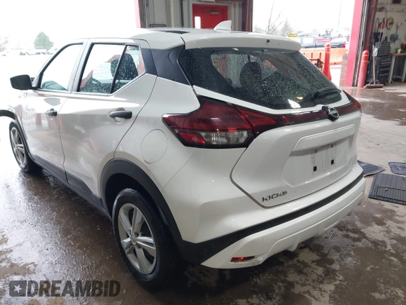 2022 Nissan Kicks S with VIN 3N1CP5BV4NL525395, listed as a IAAI auction lot 41940642 with 49,520 mi miles. Bid and sale history available at carsss.com. Image 3.