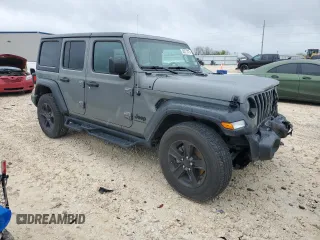 2023 Jeep Wrangler Sport Altitude with VIN 1C4HJXDG1PW679641, listed as a Copart auction lot 50371475 with 18,546 mi miles and Salvage Title. Bid and sale history available at DreamBid. Image 4.