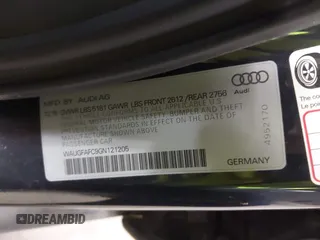 2016 Audi A6 Premium Plus with VIN WAUGFAFC9GN121205, listed as a IAAI auction lot 41770789 with 131,480 mi miles and . Bid and sale history available at DreamBid. Image 9.