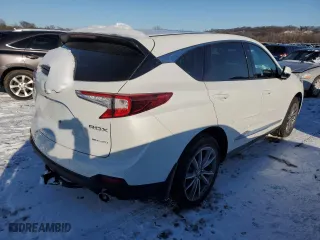 2020 Acura RDX w/Technology Pkg with VIN 5J8TC2H50LL030989, listed as a Copart auction lot 46087465 with 61,533 mi miles and Salvage Title. Bid and sale history available at carsss.com. Image 3.
