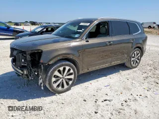 2020 Kia Telluride EX with VIN 5XYP3DHC7LG079306, listed as a Copart auction lot 57488585 with 36,861 mi miles and Salvage title. Bid and sale history available at DreamBid. Image 1.