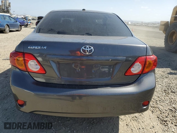 2009 Toyota Corolla with VIN JTDBL40E19J003922, listed as a Copart auction lot 53886135 with 143,324 mi miles and Salvage Title. Bid and sale history available at carsss.com. Image 6.