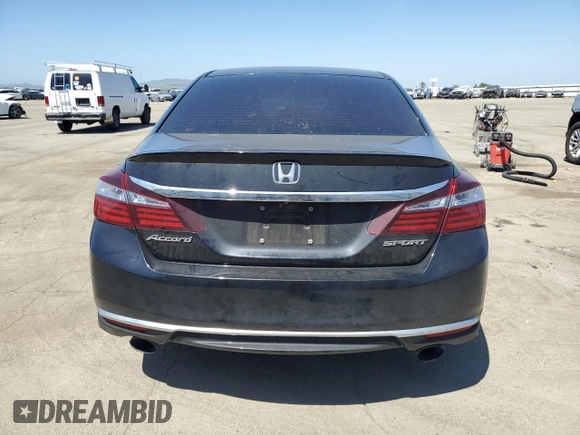 2016 Honda Accord Sport z VIN 1HGCR2F50GA089253, wystawiony jako Copart lot #53867405 z przebiegiem 140 220 mil mil oraz Szkoda całkowita • Salvage title. Historia ofert i sprzedaży dostępna na DreamBid. Obrazek 6.