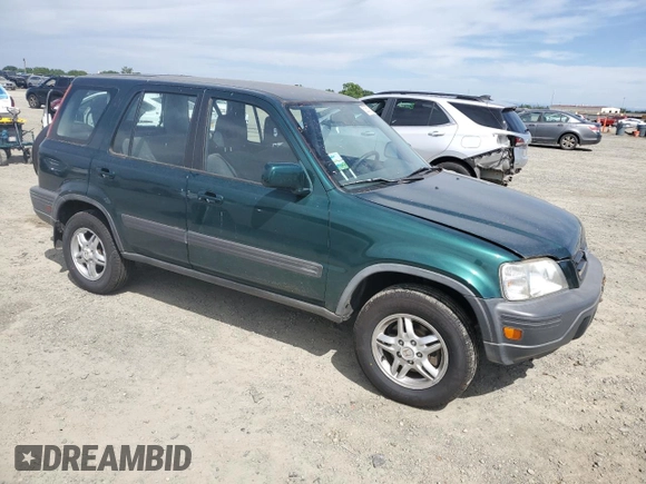 2001 Honda CR-V EX with VIN JHLRD176X1S009101, listed as a Copart auction lot 52637395 with 194,514 mi miles and Salvage Title. Bid and sale history available at carsss.com. Image 4.