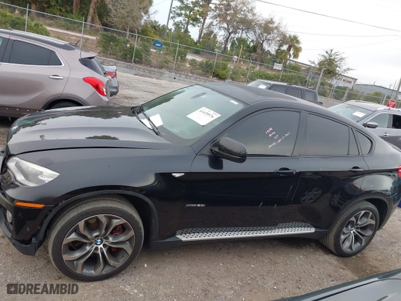 2014 BMW X6 50i with VIN 5UXFG8C54EL593152, listed as a IAAI auction lot 41439576 with 147,817 mi miles. Bid and sale history available at carsss.com. Image 14.