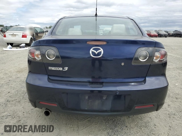 2009 Mazda 3 i Touring Value with VIN JM1BK32GX91253266, listed as a Copart auction lot 54777335 with 177,247 mi miles and Salvage Title. Bid and sale history available at DreamBid. Image 6.