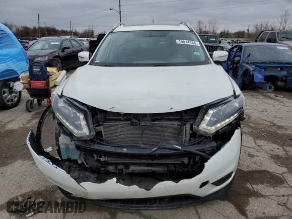2016 Nissan Rogue SL with VIN 5N1AT2MV7GC798451, listed as a Copart auction lot 49814165 with 115,203 mi miles and Salvage Title. Bid and sale history available at DreamBid. Image 5.