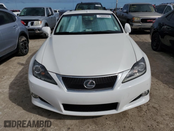 2014 Lexus IS 250 C z VIN JTHFF2C23E2529857, wystawiony jako Copart lot #75666634 z przebiegiem Nie podano mil oraz Szkoda całkowita • Salvage title. Historia ofert i sprzedaży dostępna na DreamBid. Obrazek 5.