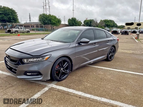 2020 Honda Accord Sport with VIN 1HGCV1F30LA013322, listed as a Copart auction lot 65007465 with 46,800 mi miles and Clean title. Bid and sale history available at DreamBid. Image 2.