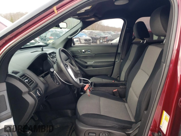 2015 Ford Utility Police Interceptor with VIN 1FM5K8AR7FGA57383, listed as a Copart auction lot 85609734 with 164,495 mi miles and Clean Title. Bid and sale history available at carsss.com. Image 7.