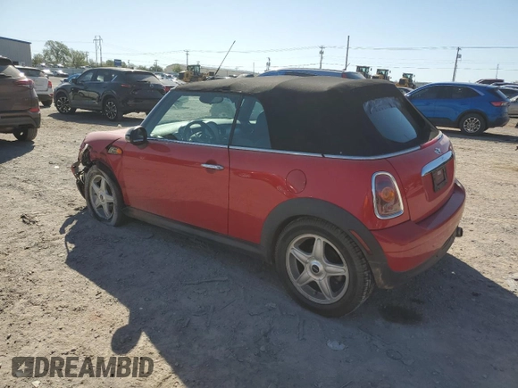 2009 MINI Convertible z VIN WMWMR335X9TU95073, wystawiony jako Copart lot #73690884 z przebiegiem 63 888 mil mil oraz Szkoda całkowita • Salvage title. Historia ofert i sprzedaży dostępna na DreamBid. Obrazek 2.