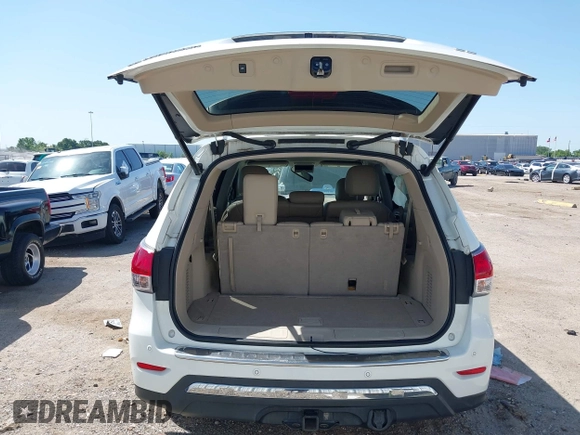 2014 Nissan Pathfinder SL with VIN 5N1AR2MN3EC700348, listed as a IAAI auction lot 41974897 with 119,654 mi miles and . Bid and sale history available at DreamBid. Image 18.