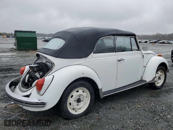 1971 Volkswagen Beetle with VIN 1512935527, listed as a Copart auction lot 79061144 with 73,709 mi miles and Non Repairable. Bid and sale history available at DreamBid. Image 3.