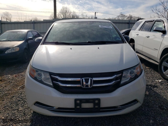 2015 Honda Odyssey LX with VIN 5FNRL5H2XFB018968, listed as a Copart auction lot 46777425 with 160,867 mi miles and Salvage Title. Bid and sale history available at carsss.com. Image 5.