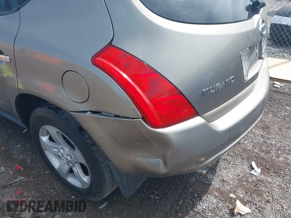 2003 Nissan Murano SL with VIN JN8AZ08T03W123375, listed as a IAAI auction lot 42084133 with 210,069 mi miles and . Bid and sale history available at DreamBid. Image 6.