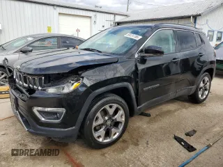 2018 Jeep Compass Limited с VIN 3C4NJDCB6JT190608, выставлен на аукционе Copart как лот 59131785 с пробегом 73 263 миль миль и Списание • Salvage title. История ставок и продаж доступна на DreamBid. Изображение 1.