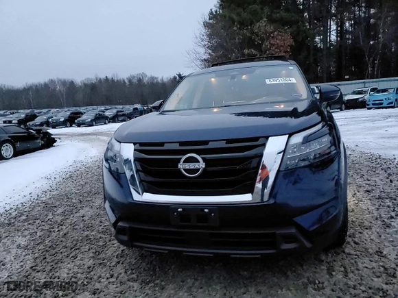 2024 Nissan Pathfinder Rock Creek with VIN 5N1DR3BD9RC261983, listed as a Copart auction lot 83951004 with 8,555 mi miles and Salvage Title. Bid and sale history available at carsss.com. Image 11.