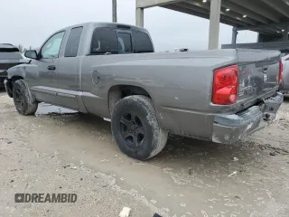 2005 Dodge Dakota SLT with VIN 1D7HE42KX5S287505, listed as a Copart auction lot 41743035 with 192,636 mi miles and Salvage Title. Bid and sale history available at carsss.com. Image 2.