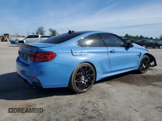 2018 BMW M4 with VIN WBS4Y9C58JAA85456, listed as a Copart auction lot 51104544 with 71,673 mi miles. Bid and sale history available at carsss.com. Image 3.