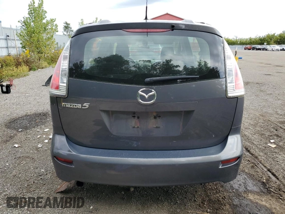 2010 Mazda 5 Sport with VIN JM1CR2W35A0373293, listed as a Copart auction lot 70782944 with 231,694 mi miles and Salvage Title. Bid and sale history available at DreamBid. Image 6.