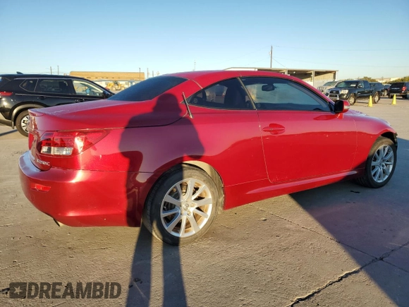 2014 Lexus IS 250 C z VIN JTHFF2C22E2529414, wystawiony jako Copart lot #80484964 z przebiegiem 118 997 mil mil oraz Czysty tytuł • Clean title. Historia ofert i sprzedaży dostępna na DreamBid. Obrazek 3.