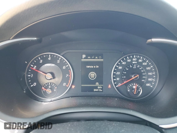 2023 Kia Stinger GT-Line with VIN KNAE35LD7P6134274, listed as a Copart auction lot 47412895 with 34,413 mi miles and Salvage Title. Bid and sale history available at DreamBid. Image 9.