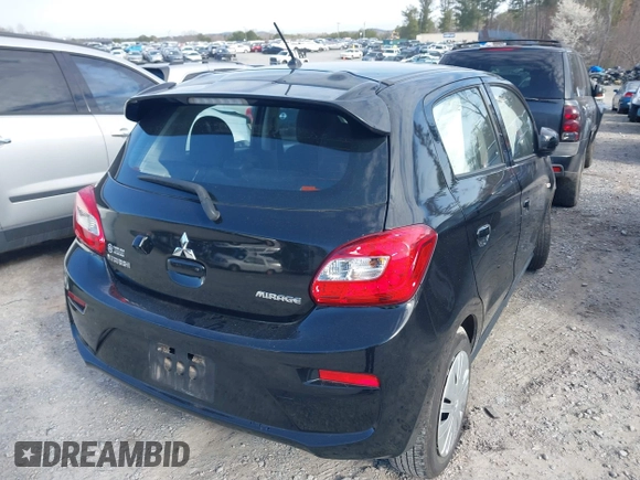2019 Mitsubishi Mirage ES z VIN ML32A3HJ4KH012745, wystawiony jako IAAI lot #41747293 z przebiegiem 54 789 mil mil oraz . Historia ofert i sprzedaży dostępna na DreamBid. Obrazek 4.