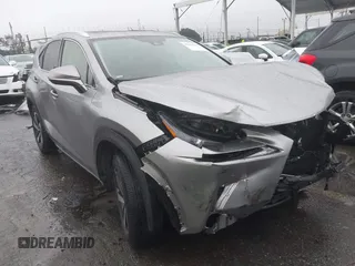 2021 Lexus NX 300h z VIN JTJGJRDZ3M2159644, wystawiony jako IAAI lot #41551805 z przebiegiem 44 395 mil mil oraz . Historia ofert i sprzedaży dostępna na DreamBid. Obrazek 1.