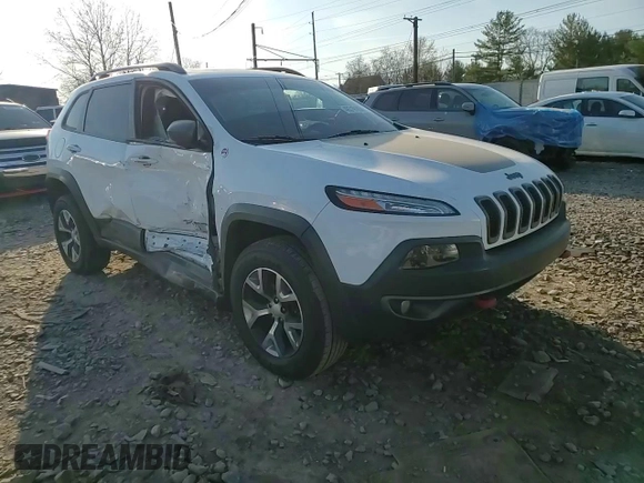 2018 Jeep Cherokee Trailhawk with VIN 1C4PJMBB0JD512787, listed as a Copart auction lot 48319185 with 0 mi miles and Salvage Title. Bid and sale history available at carsss.com. Image 11.
