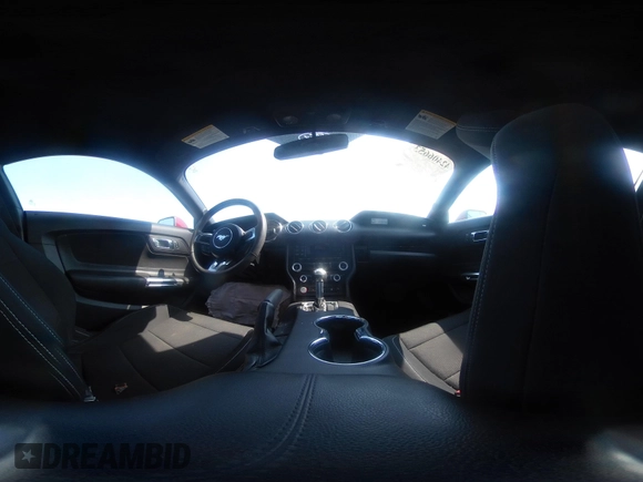 2015 Ford Mustang V6 with VIN 1FA6P8AM6F5365449, listed as a IAAI auction lot 42406653 with 54,662 mi miles and . Bid and sale history available at DreamBid. Image 17.