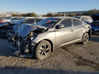 2024 Nissan Sentra SV with VIN 3N1AB8CV8RY218990, listed as a Copart auction lot 42206595 with 25,391 mi miles and Salvage Title. Bid and sale history available at DreamBid. Image 1.