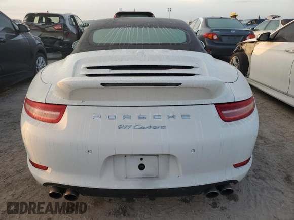 2015 Porsche 911 Carrera S with VIN WP0CB2A99FS154378, listed as a Copart auction lot 76295074 with 35,841 mi miles and Salvage Title. Bid and sale history available at carsss.com. Image 6.