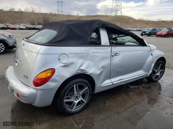 2005 Chrysler PT Cruiser GT with VIN 3C3AY75S85T362561, listed as a Copart auction lot 50800785 with 0 mi miles and Salvage Title. Bid and sale history available at carsss.com. Image 3.