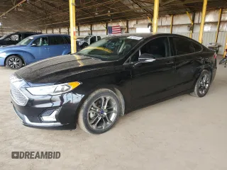 2020 Ford Fusion Titanium with VIN 3FA6P0RU7LR100411, listed as a Copart auction lot 56215615 with 108,457 mi miles and Salvage title. Bid and sale history available at DreamBid. Image 1.