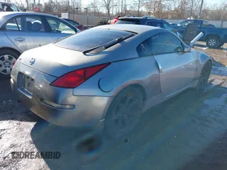 2003 Nissan 350Z Touring with VIN JN1AZ34E53T017495, listed as a IAAI auction lot 41131244 with 192,747 mi miles and . Bid and sale history available at DreamBid. Image 4.