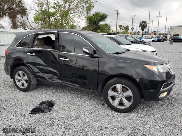 2012 Acura MDX Tech Pkg with VIN 2HNYD2H33CH522861, listed as a Copart auction lot 48339855 with 150,484 mi miles and Salvage Title. Bid and sale history available at carsss.com. Image 4.