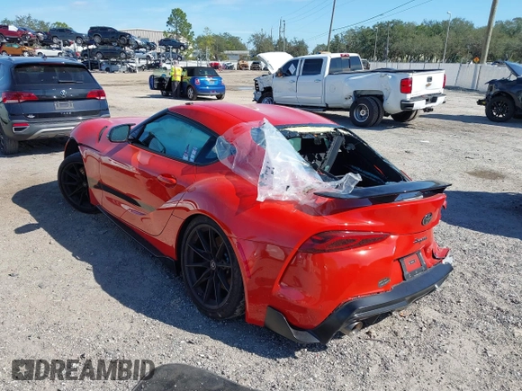 2024 Toyota Supra 3.0 with VIN WZ1DB0G07RW063657, listed as a IAAI auction lot 41428094 with 8,765 mi miles and . Bid and sale history available at DreamBid. Image 3.